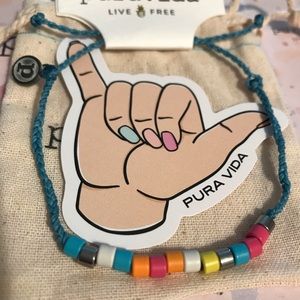 Pura Vida Happiness Heshi Bead Bracelet!